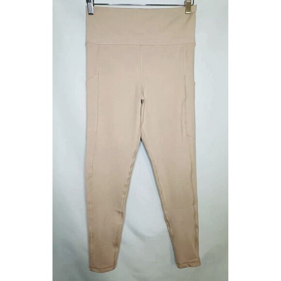 AMERICAN EAGLE The Everything Pocket Leggings Light Pink Women's SIZE LARGE - Picture 3 of 11